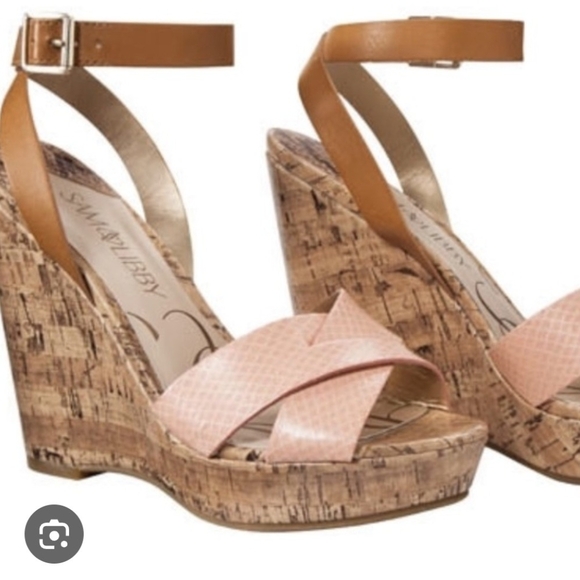 Sam & Libby Shoes - Sam & Libby Camille Wedge Sandals Sz 7